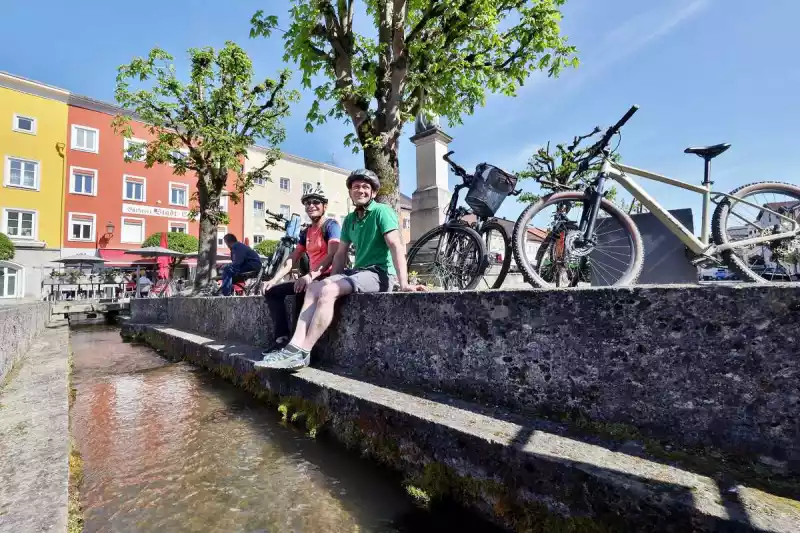 Fernradwanderrouten rund um Tittmoning Radfahren in der Region