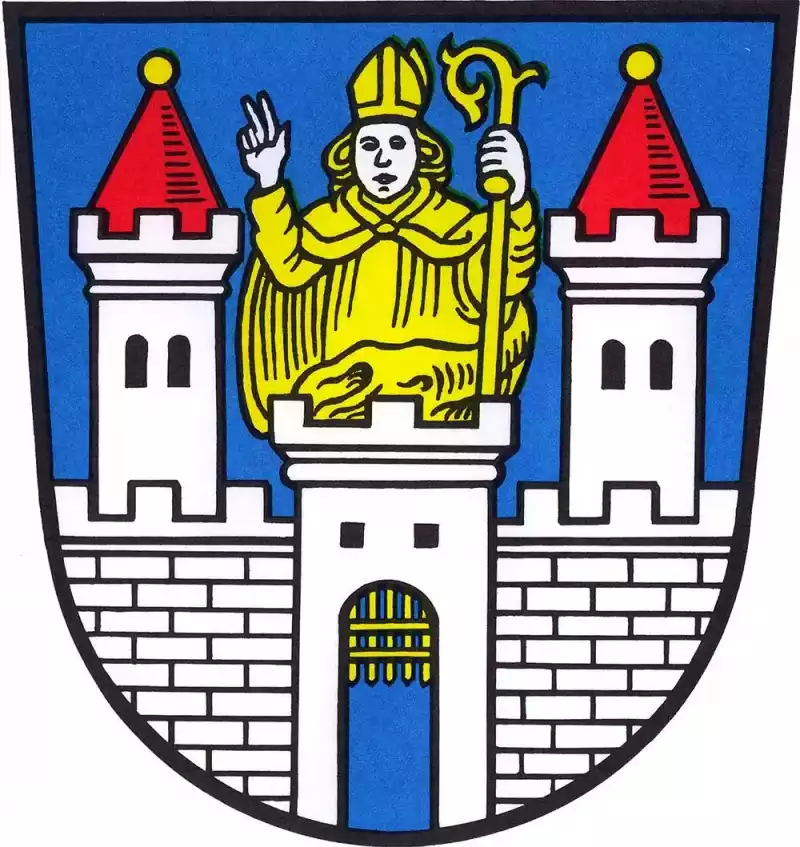 Stadtwappen Tittmoning heutiges Wappen der Stadt Tittmoning