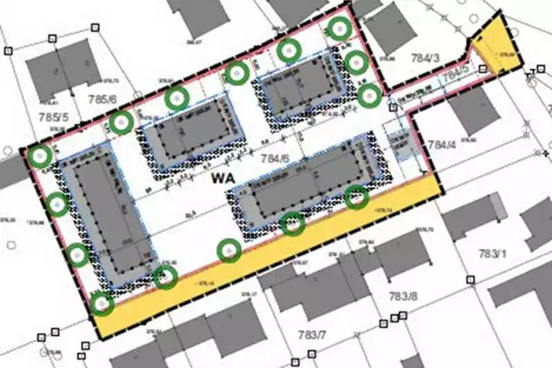 Grundstücke "Unteres Burgfeld III" Mehrfamilienhäuser mit ca. 35 Wohneinheiten